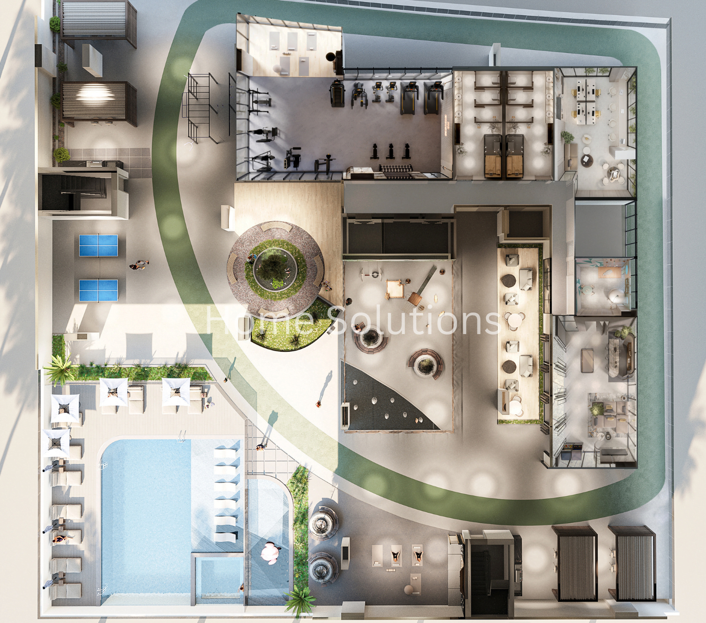 Amenities plan